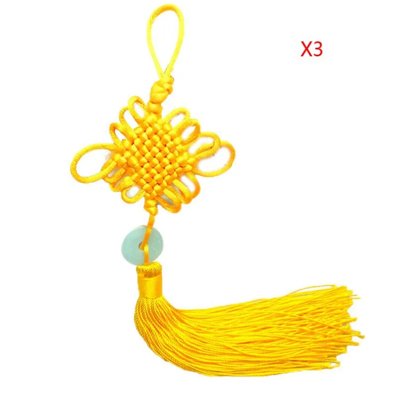 Небольшой нефритовый кусок китайские узлы кисточка декоративно прикладное