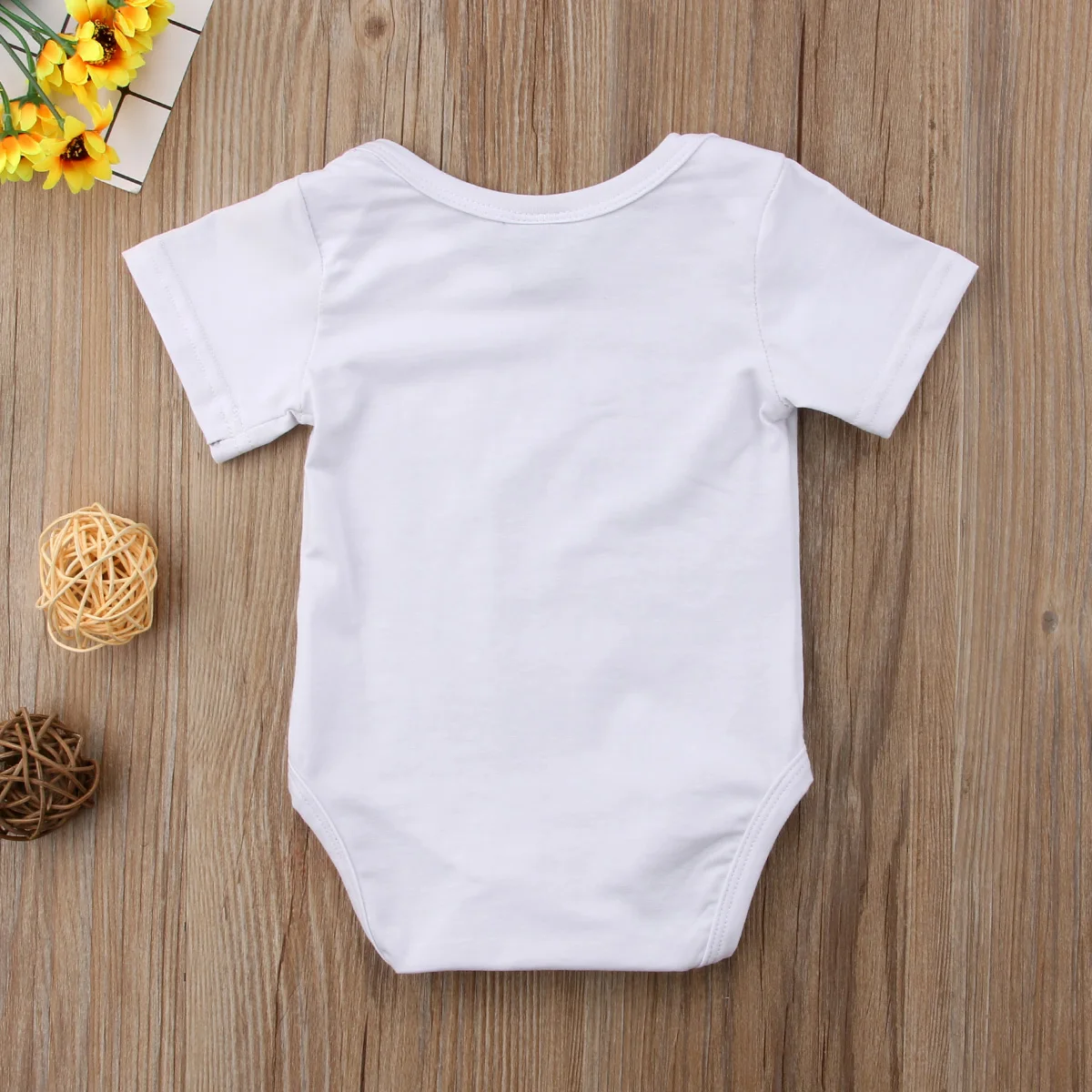 

Baby Summer Clothing Newborn Infant Baby Boy Girl Casual Bodysuit Cartoon Letter Print Short Sleeve Cotton Jumpsuit Outfits