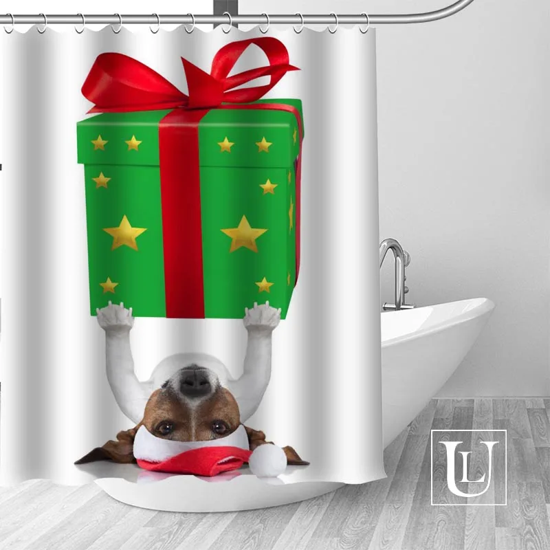 Креативная собачья занавеска для душа водонепроницаемая ванной ткань полиэстер