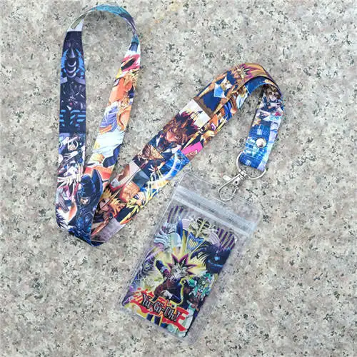 Yu Gi Oh юги Муто брелок шнурок для офиса шейный ремешок ID бейдж защитный чехол