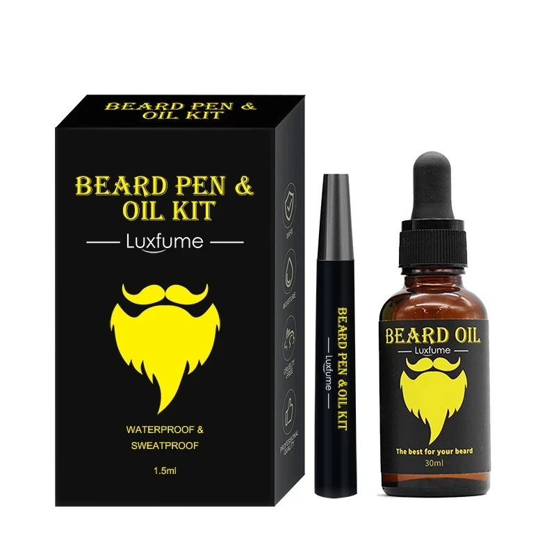 

Beard Pen Oil Kit Waterproof Sweetproof Vitamin E Hair Growth