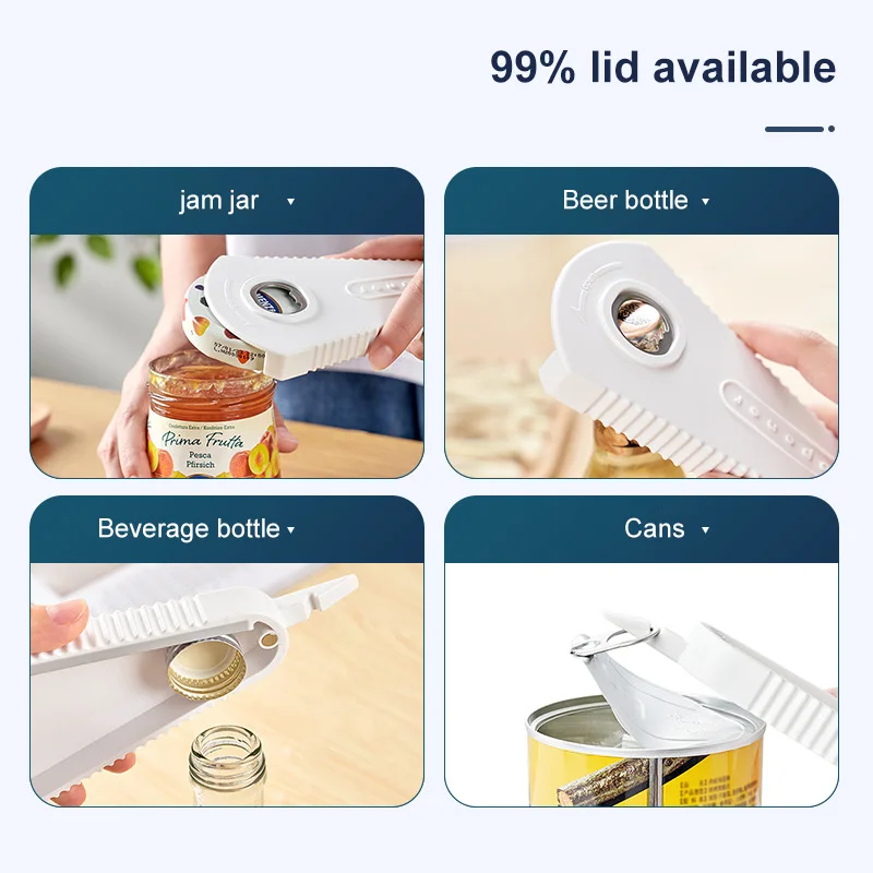 

Multi-Purpose Can Opener Bottle Cap Fast Lid Opener Bottle Opener Japanese Rotating Bottle Opener Wine Beer Kitchen Accessories