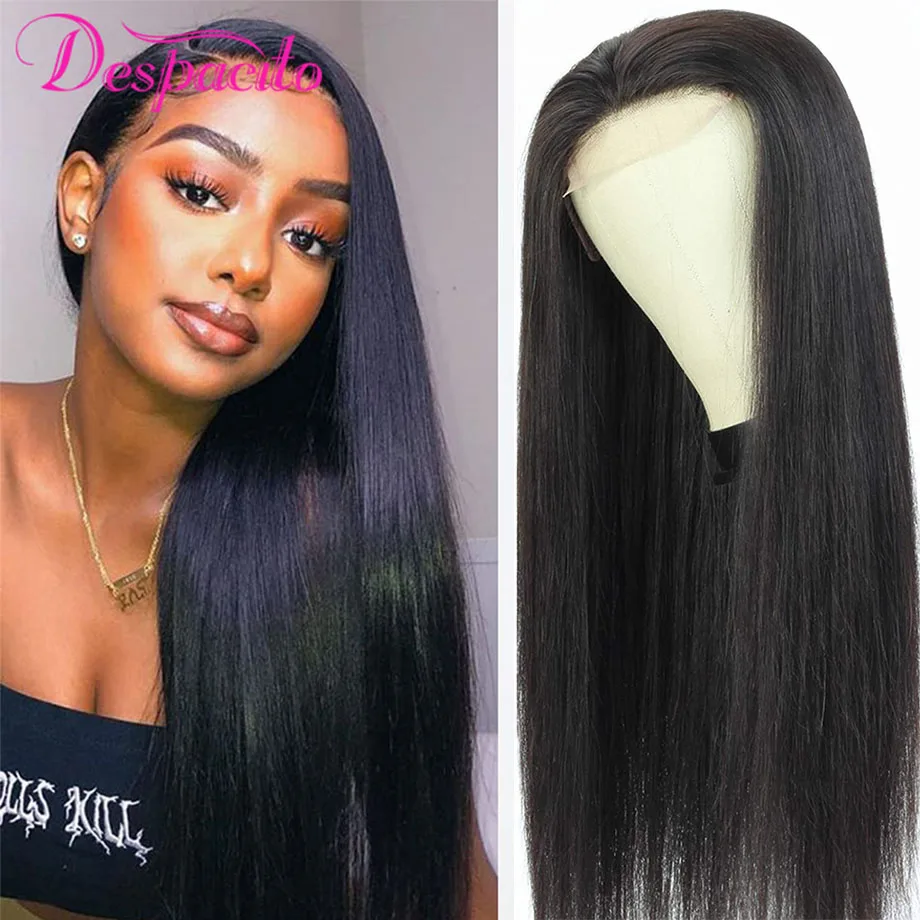 

Bone Straight Brazilian Cheap Human Hair Wig Sale 6x6 Lace Closure Wigs With Baby Hair Middle Brown Lace For Women Natural Wig