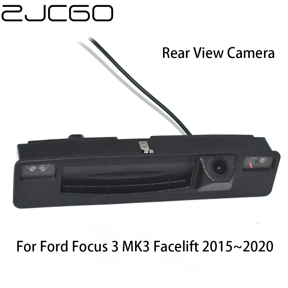 Камера заднего вида ZJCGO HD CCD камера ночного видения для Ford Focus 3 MK3 Facelift 2015 ~