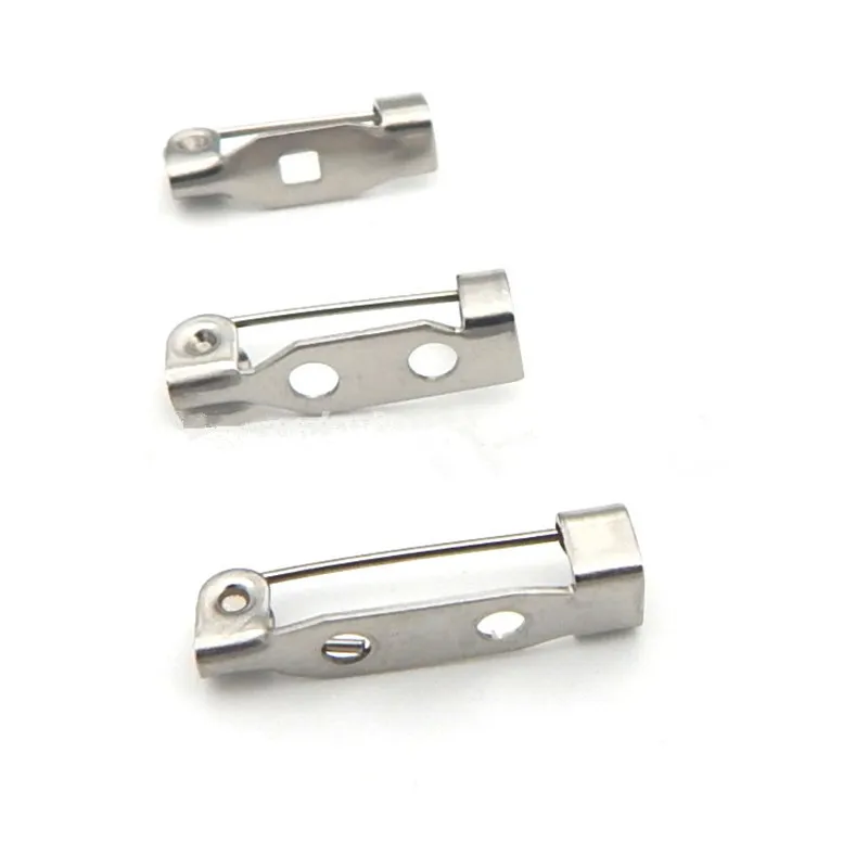

20pcs/lot 14/17/19mm Stainless Steel Safety Pins Brooch Settings Wedding Brooch Needles for DIY Jewelry Findings