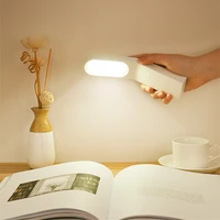 led night light portable dimmable desk lamp with phone holder outdoor flashlight children baby bedroom magnetic wall lamp gift