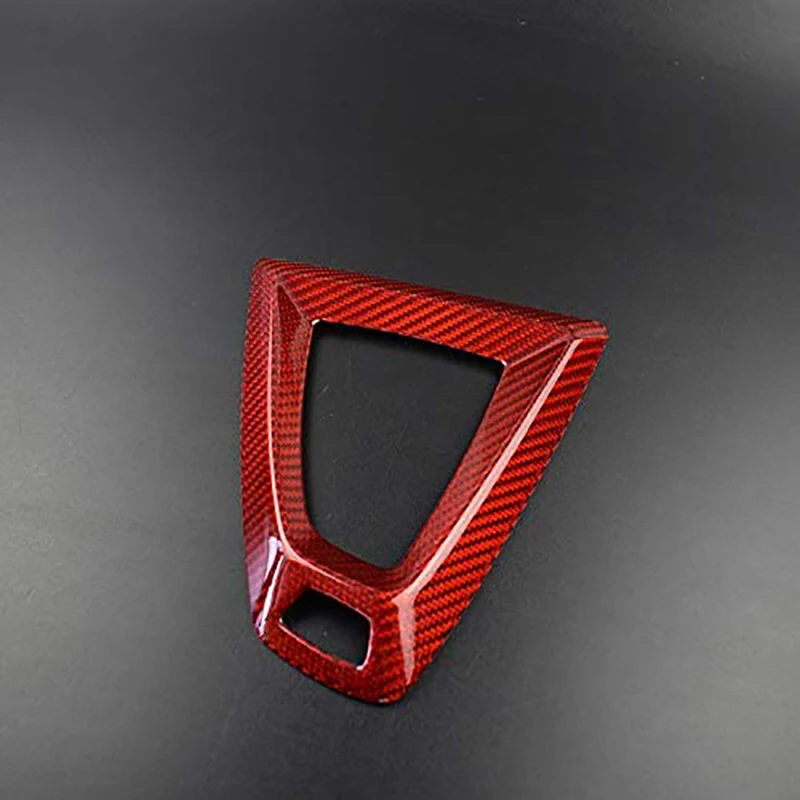 

for M2 M3 M4 F80 F82 F83 F87 2014-2018 Car Gear Shift Cover Trim Red Carbon Fiber Console Gear Box Frame Accessories