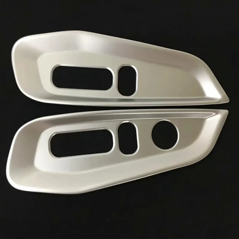 

For Honda CR-V CRV 2017 2018 2019 CRV-Car Seat Adjustment switch Frame Cover Trim ABS Carbon Fibre Car styling Accessories 2pcs