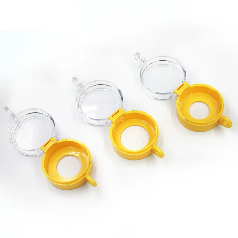 Прозрачная Кнопка аварийной остановки Lockey электрический переключатель