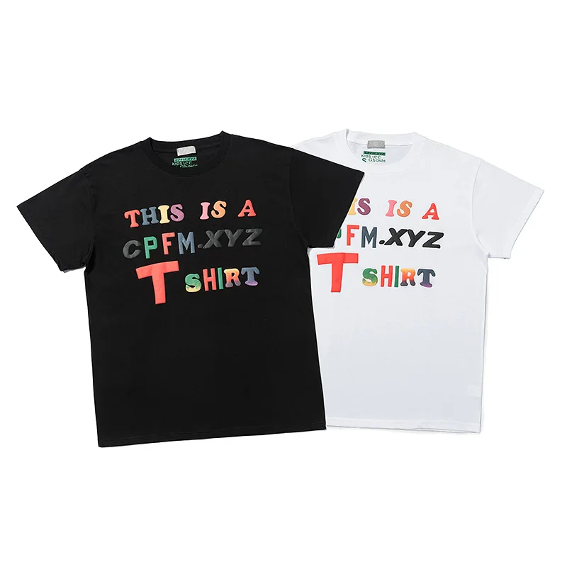 

2021 Summer CPFM.XYZ WWWCD You're Different Printed Women Men T shirt Hiphop Streetwear Men Casual Cotton Oversized T shirt