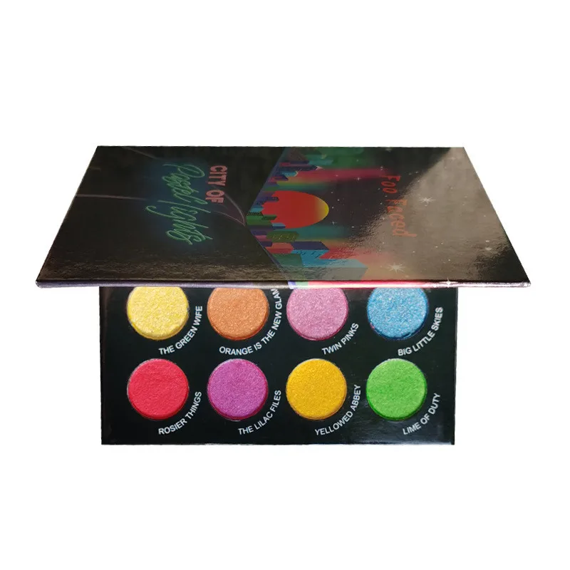 Макияж тени для век палитра косметики блеск пигмент красота глазурованные