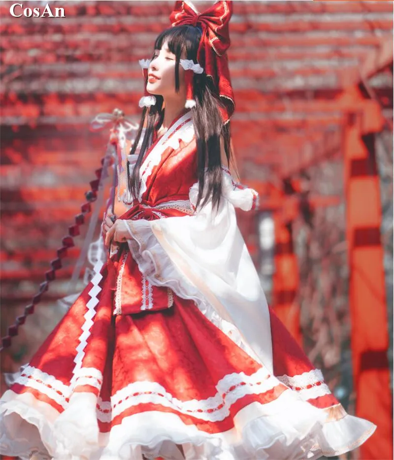 Горячая игра в стиле героя аниме рейму Хакурей Touhou Project для костюмированной