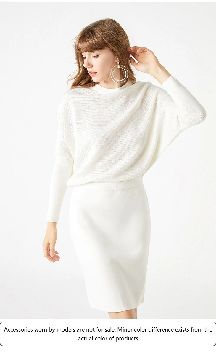 Избранное Женское зимнее шерстяное трикотажное платье | 419446504