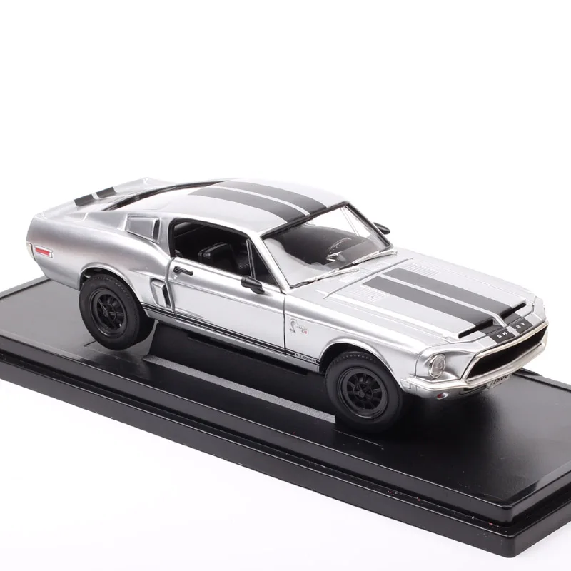 Дорожная подпись винтажный 1968 Ford Shelby Mustang металлические модели автомобилей и