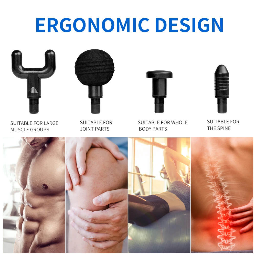 Vip Dropshiping пистолет для массажа мышц электрический глубоких тканей тренировки