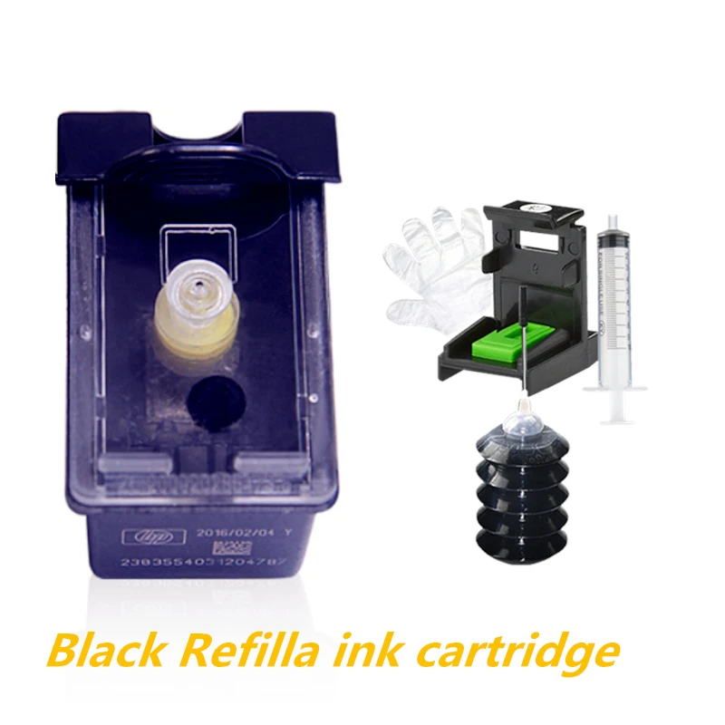 Черный многоразовый картридж для принтера HP 301 XL Deskjet 1000 1050 1510 2000 2050 2050S 2510 2540 3050a