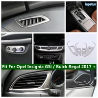 headlights switch button side door audio speaker cover trim for opel insignia gsi buick regal 2017 2021 silver interior
