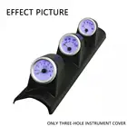 Держатель Автомобильный Универсальный с тройным креплением, текстура из углеродного волокна, черный, 2 дюйма 52 мм 3, аксессуары для приборной панели L3S4