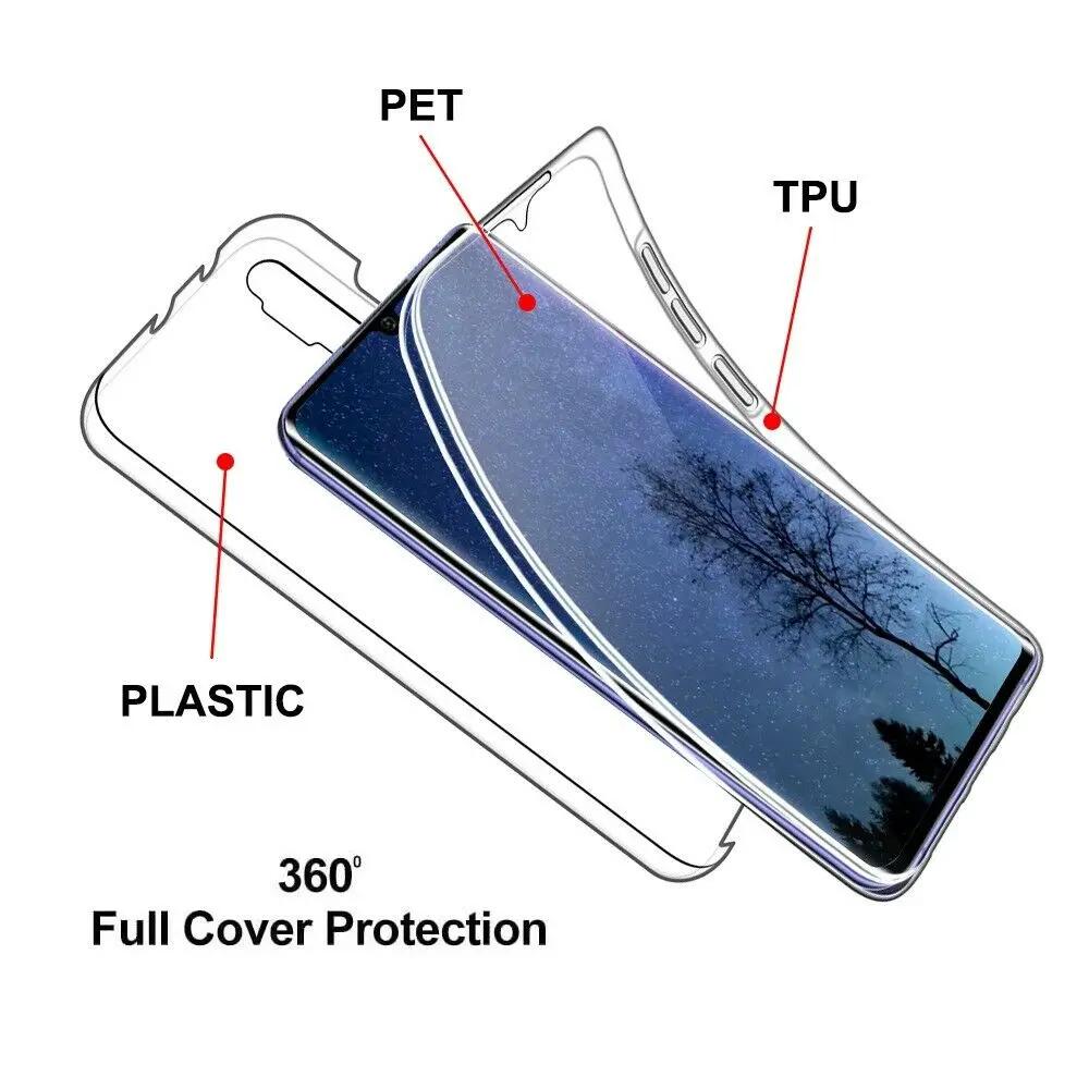 Чехол P40 Lite E P30 Pro Honor 30i 9S 9C 9X 360 для Huawei P Smart Z 2021 Y5P Y6P Y7P Y8P 2020 Y5 Y6S Y7 Y9S Prime 2019 | Мобильные