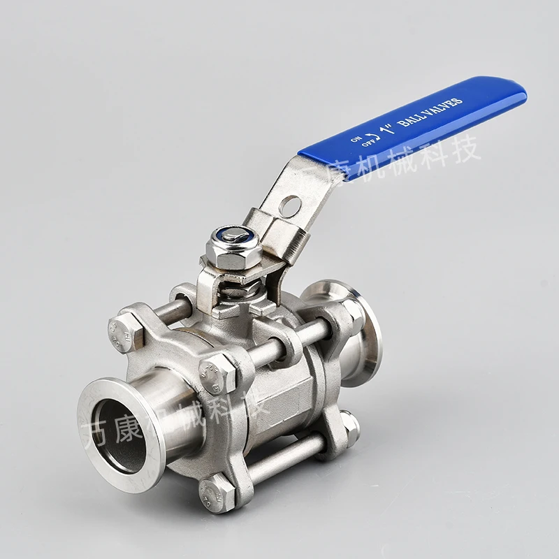 Шаровой кран KF Kf16 25 40 50 ручной клапан зажимного патрона из нержавеющей стали 304