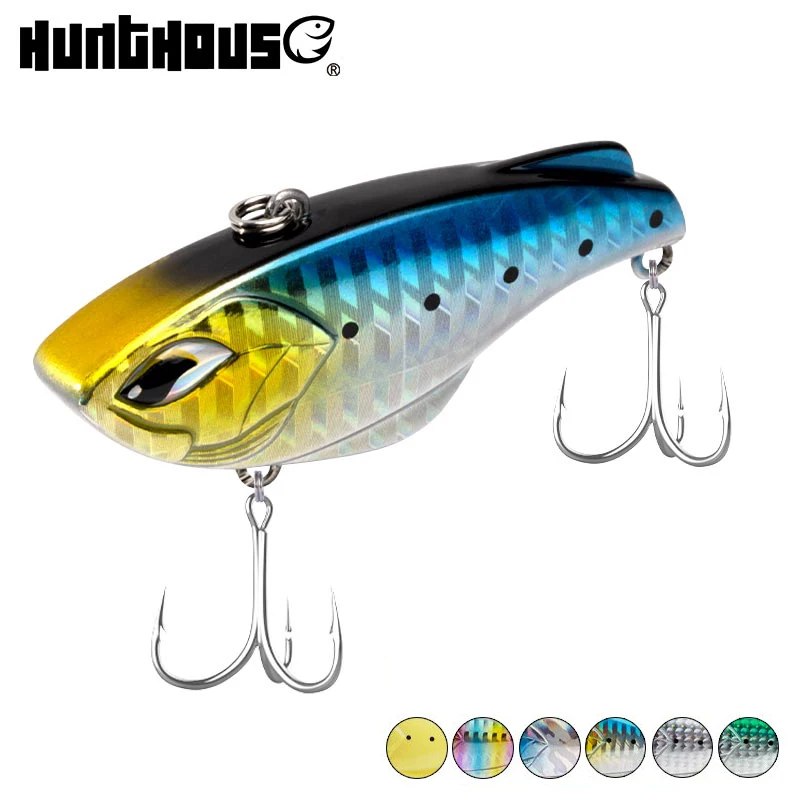 

Noeby vib fishing hard lure 62mm/14g sinking Wobblers Rattlin Vibration Metal Crankbait hunthouse rolling pike bass zender