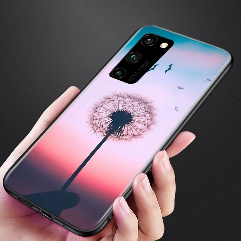 

Silicone Cover Migratory birds fly Phone Case for Huawei Honor 30 20 Pro 10i 9A 9S 9X 8X 10 9 Lite 8 8A 7A 7C Pro