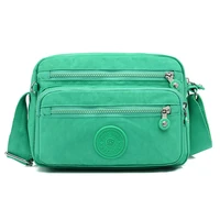 women nylon shoulder bags travel tote casual solid shopper crossbody bags for women messenger handbags