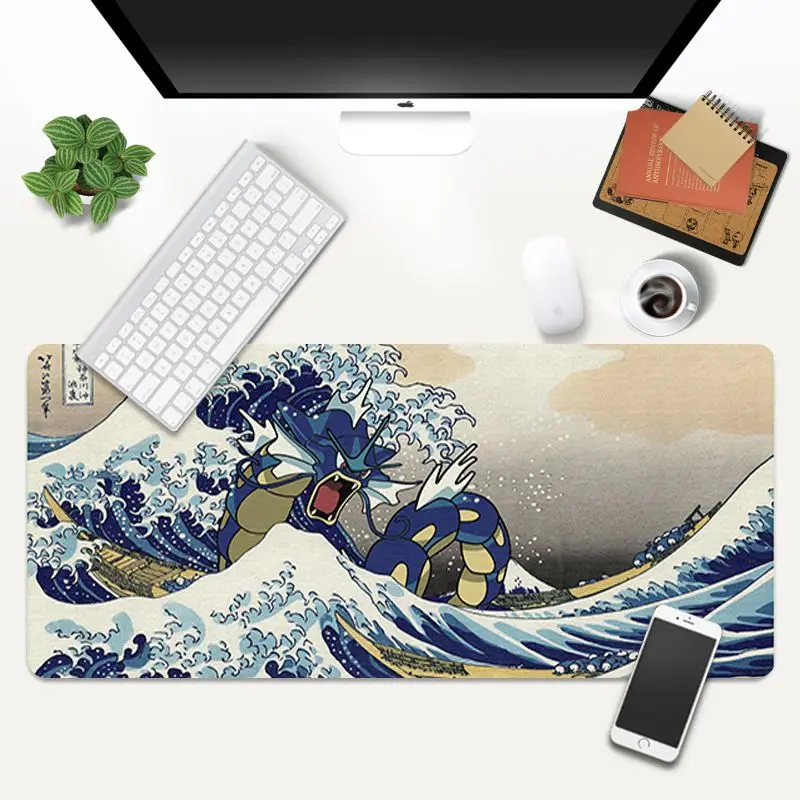 

Great Wave Off Art Large Size Mouse Pad Natural Rubber PC Computer Gaming Mousepad xxl Desk Mat Locking Edge for CS GO LOL