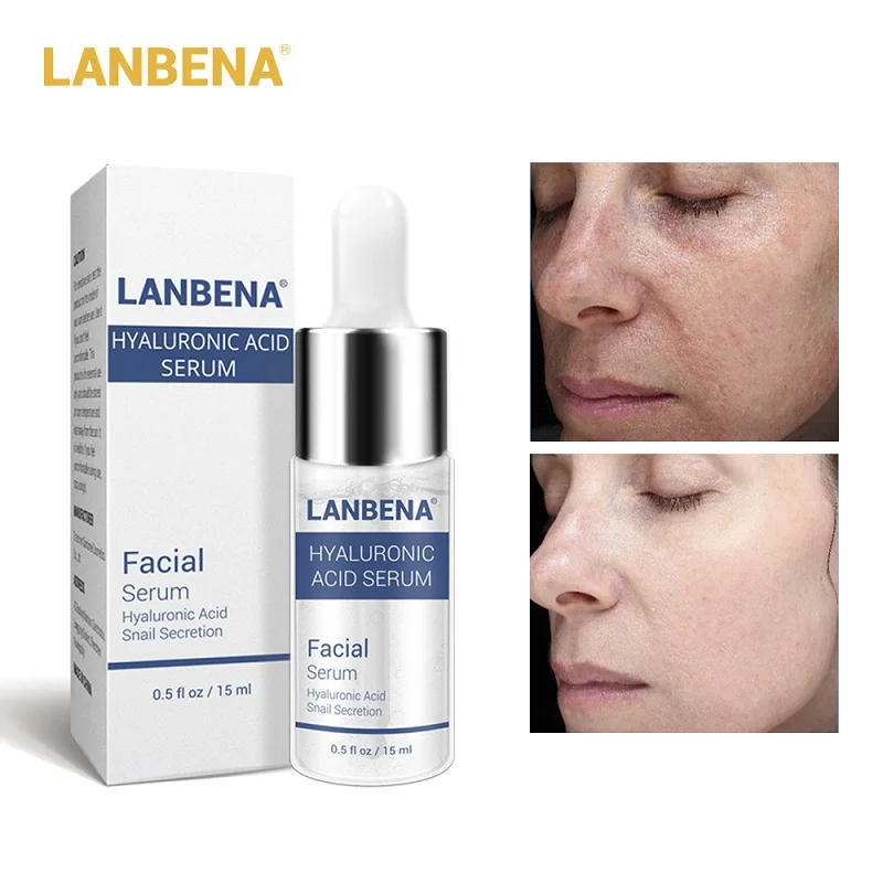 

LANBENA Hyaluronic Acid Serum Nourishing Moisturizing Anti-Acne Treatment Repair Dryness Oil-Control Whitening Facial Essence