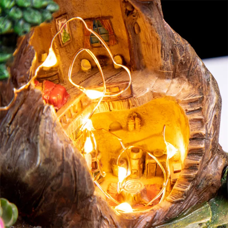 Креативный микро ландшафт каучуковый цветочный горшок для суккулентов со