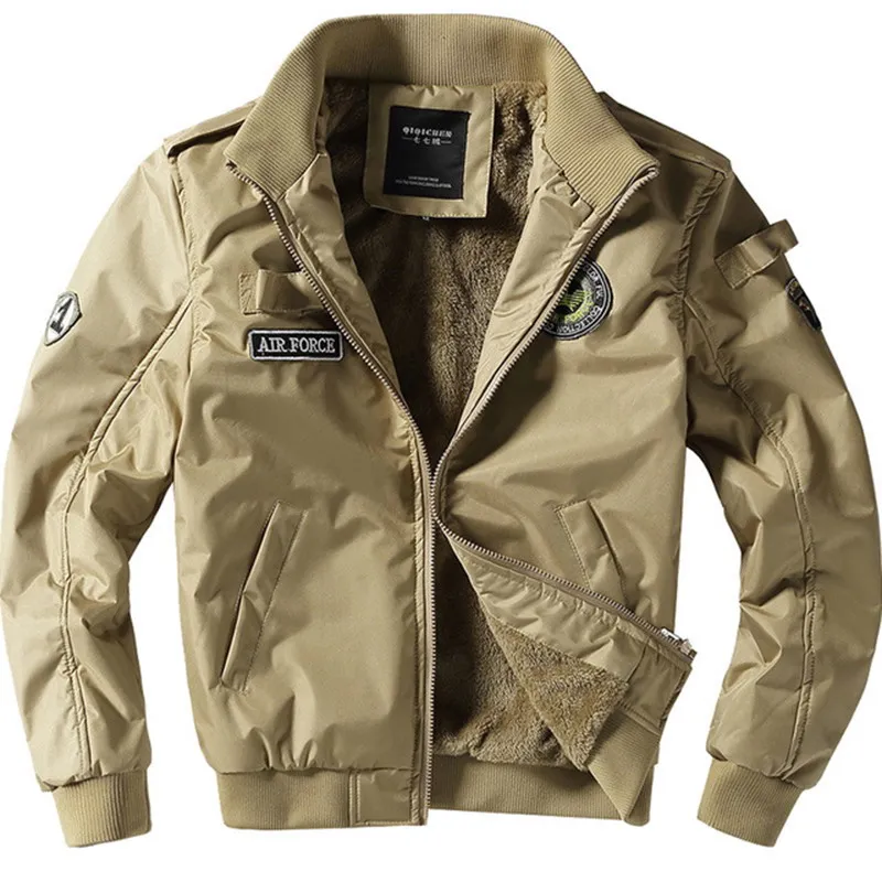 

U.S. Air Force Jacket Short Large Size Coat Retro Double-sided Distressed MA1 Tank Flight Men's Handsome Casual plus size M-4XL