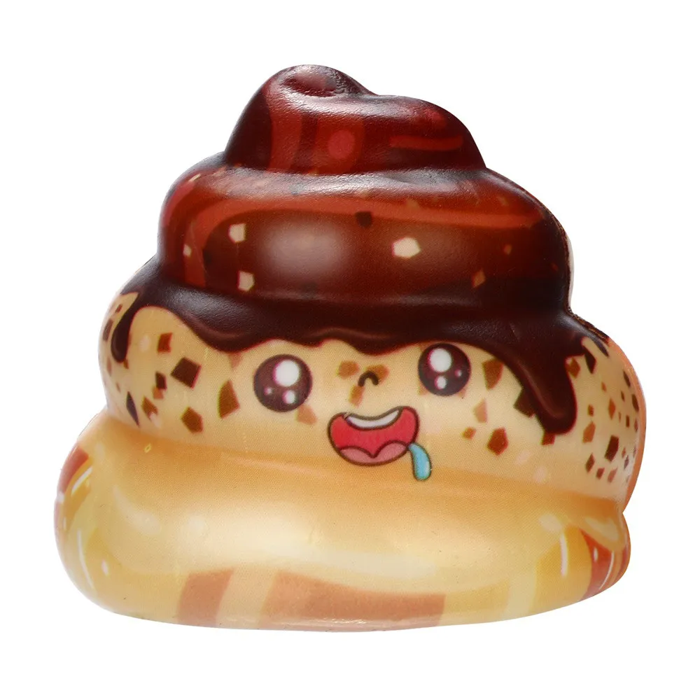 C Squishies Kawaii крем торт Poo медленно поднимающийся крем Ароматические игрушки для снятия стресса мягкие Спиннер Непоседа Анти Стресс милый skvishi - Цвет: C