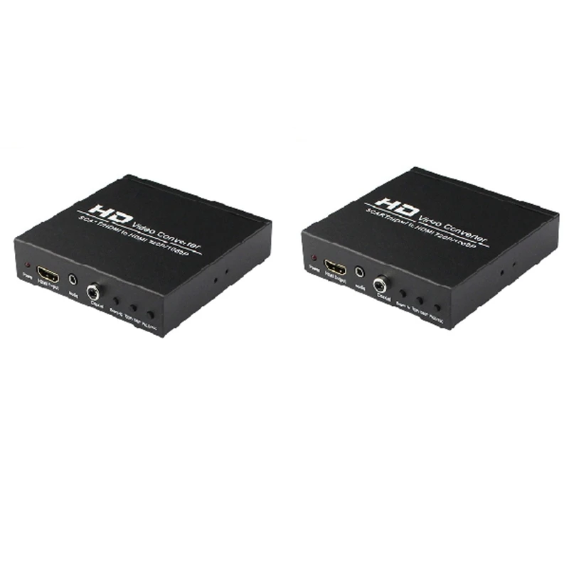 

Цифровой преобразователь 1080P, преобразователь видео высокой четкости SCART в HDMI-совместим с HDTV HD