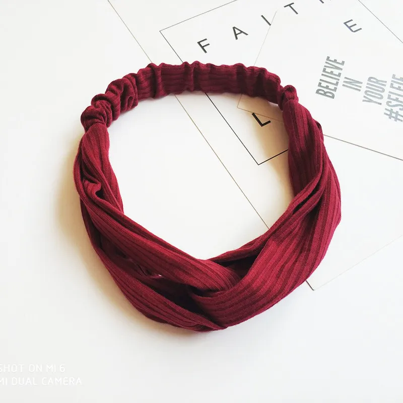 Women Velvet Twist Headband Female Striped Hair Clips Scrunchy Hairband Turban Bandana Head Bandagehaar hair accessoires |