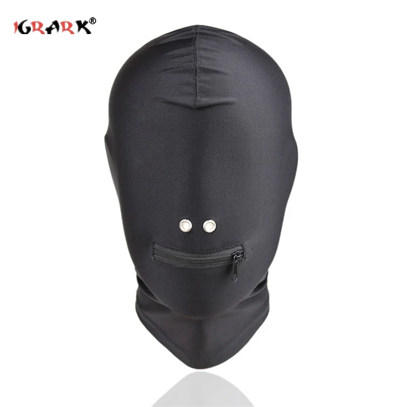 Hood Mask for Fetish Cosplay Sex Toys Exotic Accessories of Gay Men Headgear Harness Bdsm SM Bondage Shop | Красота и здоровье