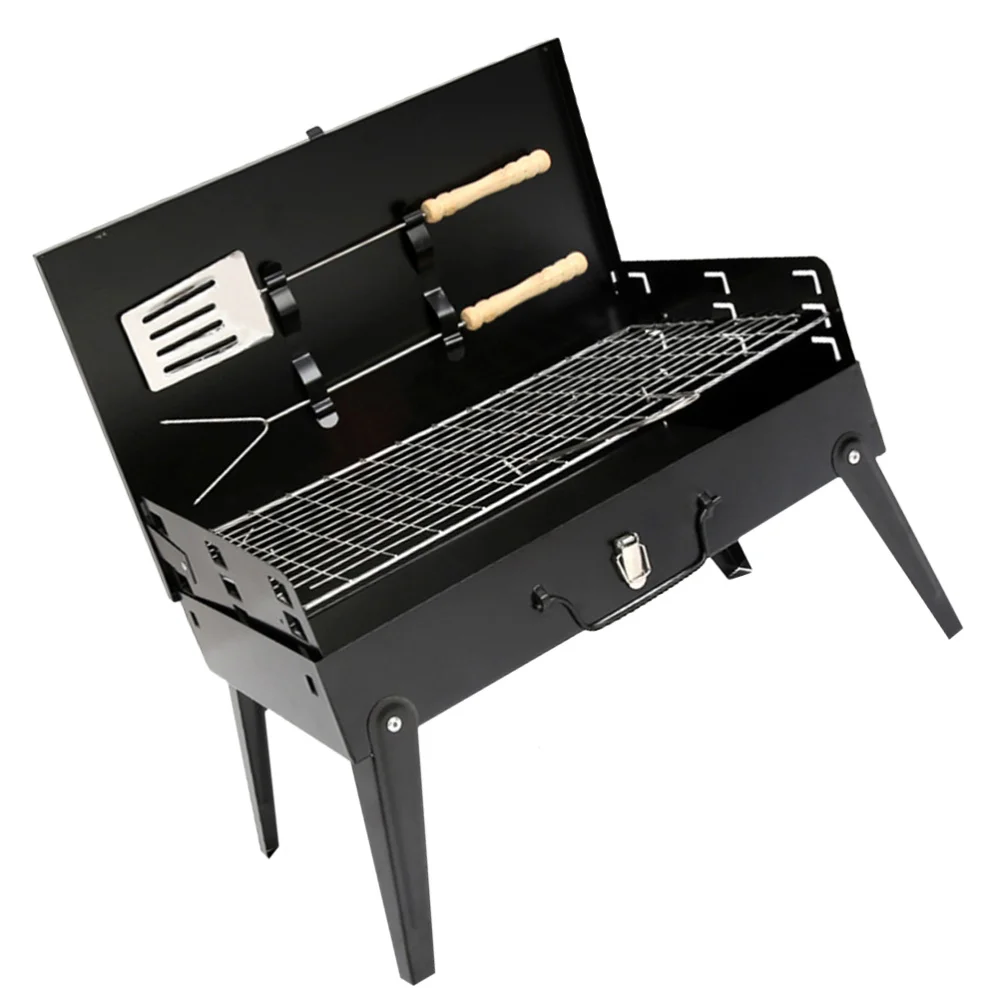

Picnic Barbecue Stove Portable BBQ Grill Folding BBQ Stove with Accessories