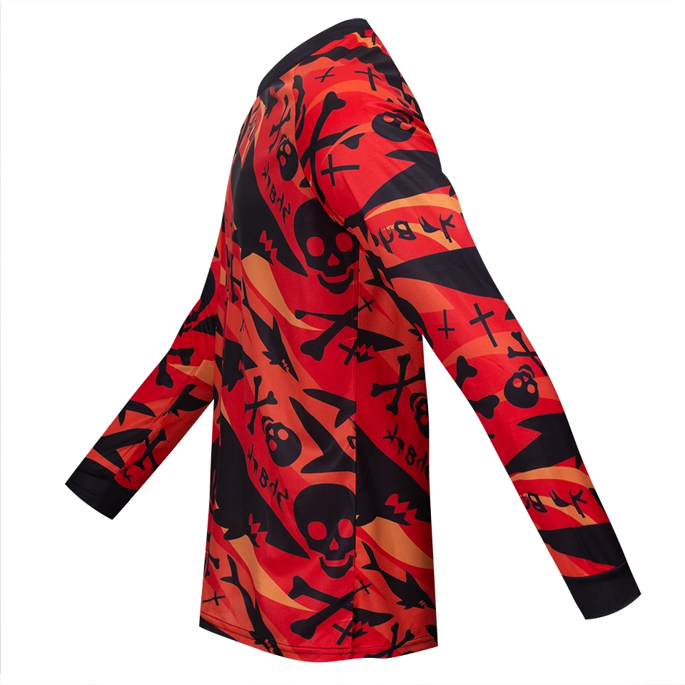 Футболка мужская для горного велосипеда и мотокросса DH MX | Спорт развлечения