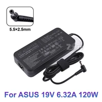 19v 6 32a 120w 5 52 5mm ac laptop charger power adapter fro asus pa 1121 28 adp 12rh b n750 n53s fx50j zx50j a550j a550j fx53v