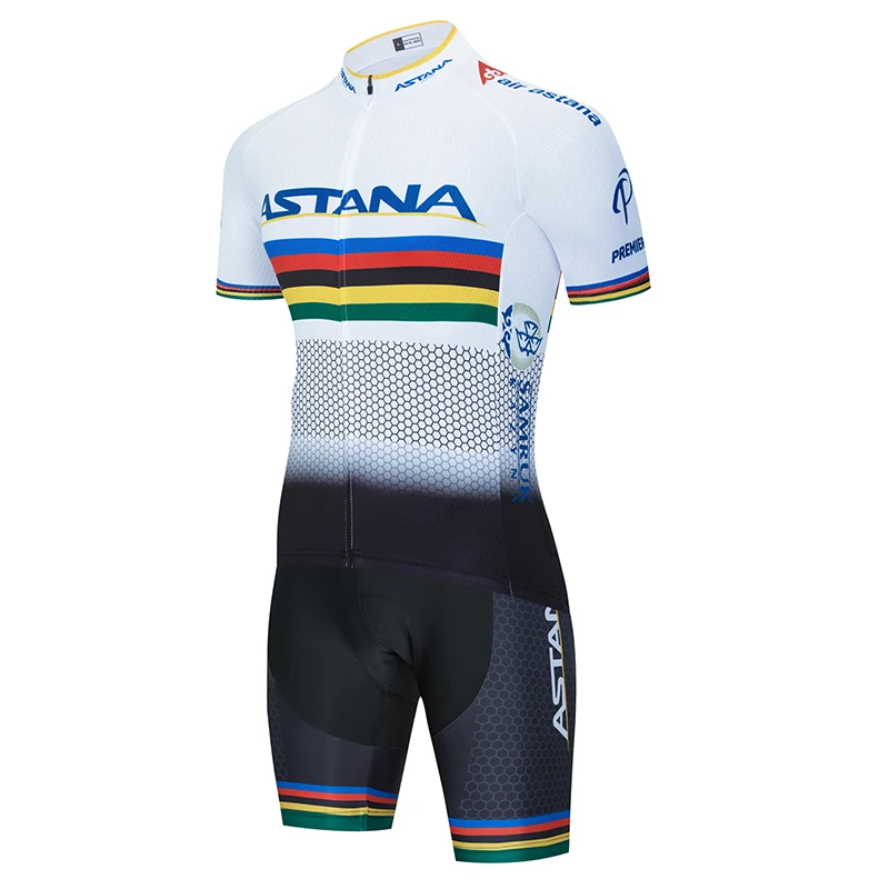 Cycling T-shirt Astera Strava for Breathable Bicycle Uniform Short Sleeve Suit Triathlon Clothing Set Maillot Ropa Cicli | Спорт и