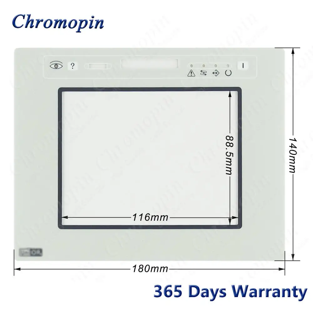 eTOP11EB-0050 eTOP06-0050 Сенсорная панель для сенсорного экрана UniOP eTOP06C-0050 с защитной