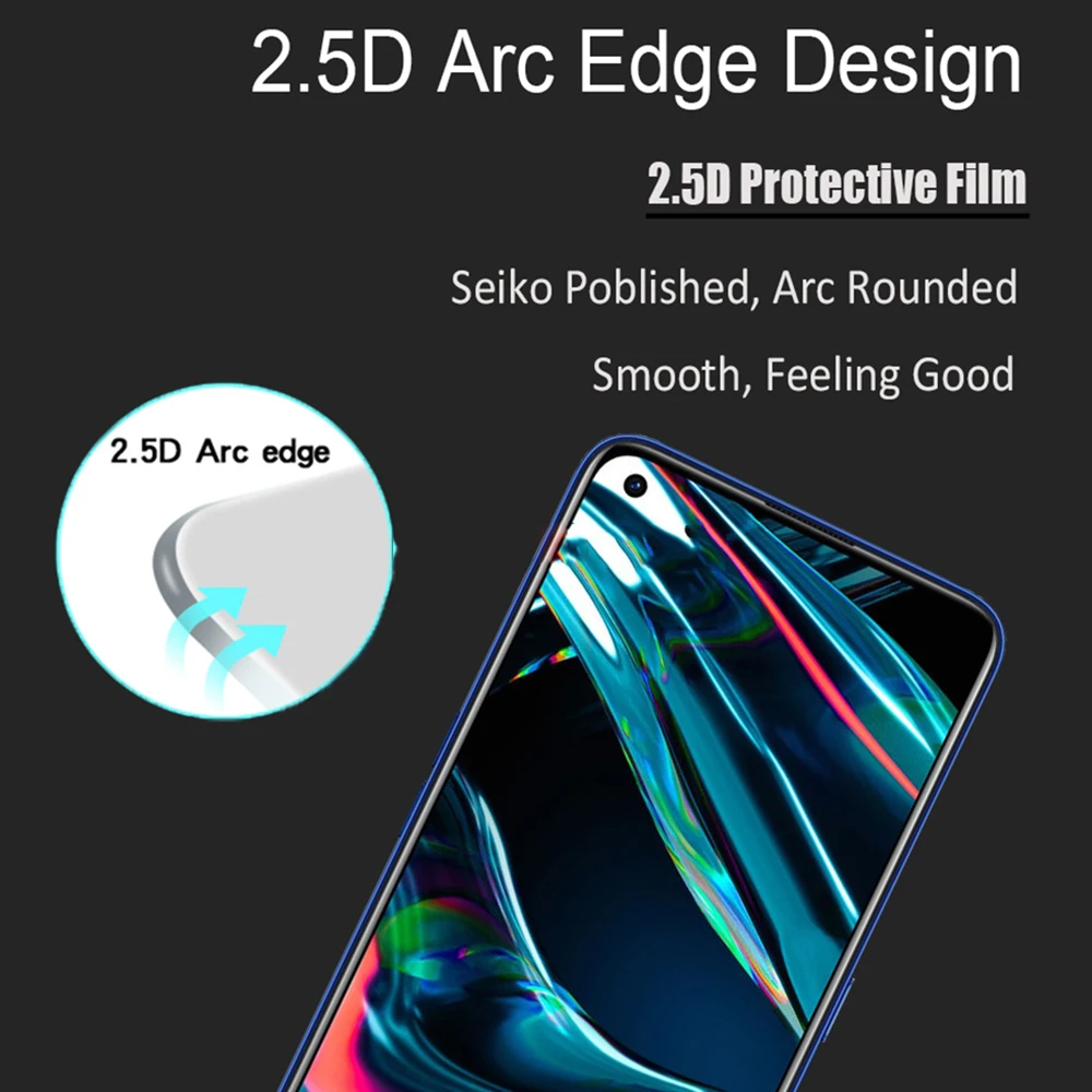 

2Pcs 9H Tempered Protective Glas Case Safety Accessories on for Realme X50 X7 7 6 5 Pro X 50pro x7pro 6i 7i 6s realme7 6pro film