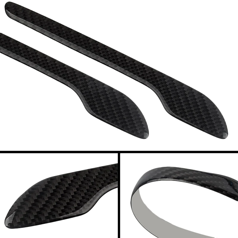 4Pcs/Set Carbon Fiber Side Door Handle Cover Trim Fit for Tesla Model 3/Y 2017-2019 | Автомобили и мотоциклы