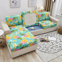 elastic sofa seat cover pineapple printed sofa cushion covers for living room stretch removable slipcovers 1234 seater