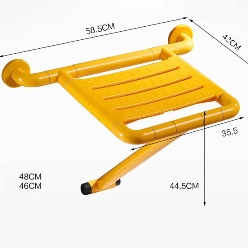 Высококачественный Противоскользящий складной стул для душа в ванную комнату