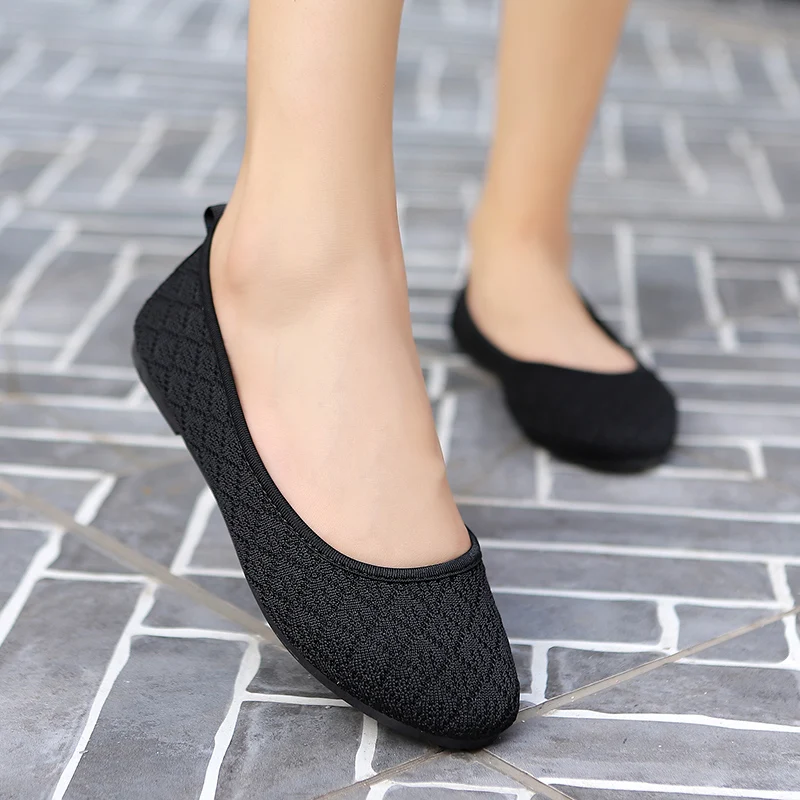 Кроссовки женские на плоской подошве повседневные туфли без шнуровки теннисные