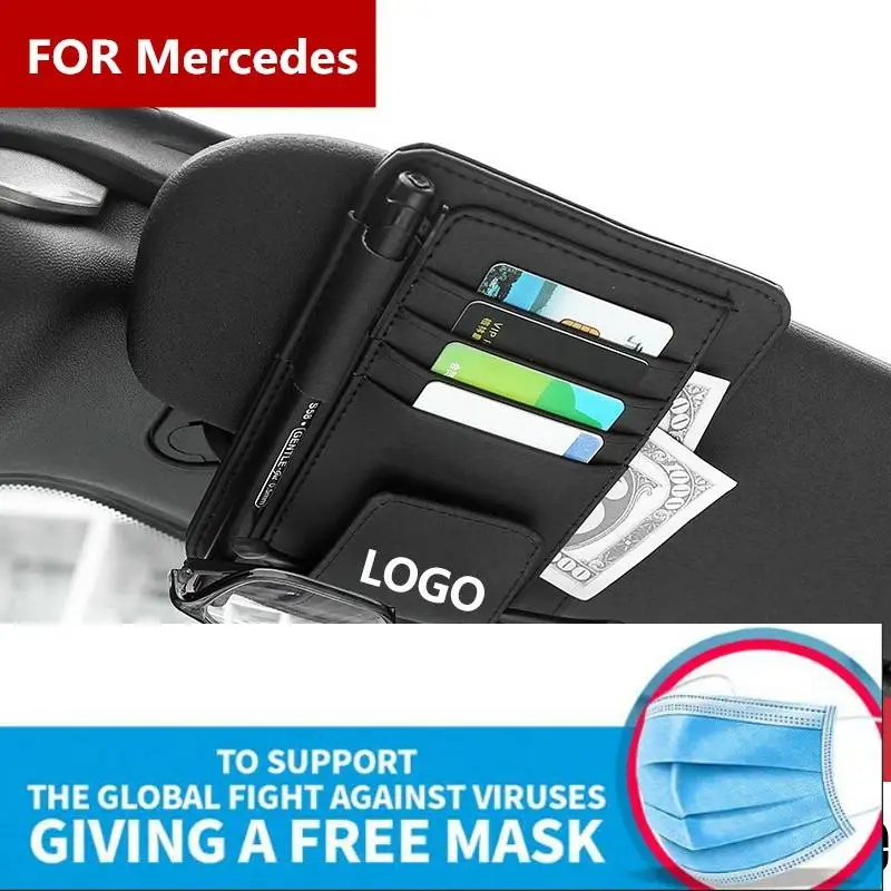 1pcs Car Sunglasses Eyeglasses Glasses Frame Clip Eye Box Storage Supplies For Mercedes Benz AMG GLC GLE CLA GLA W205 W211 W213 |