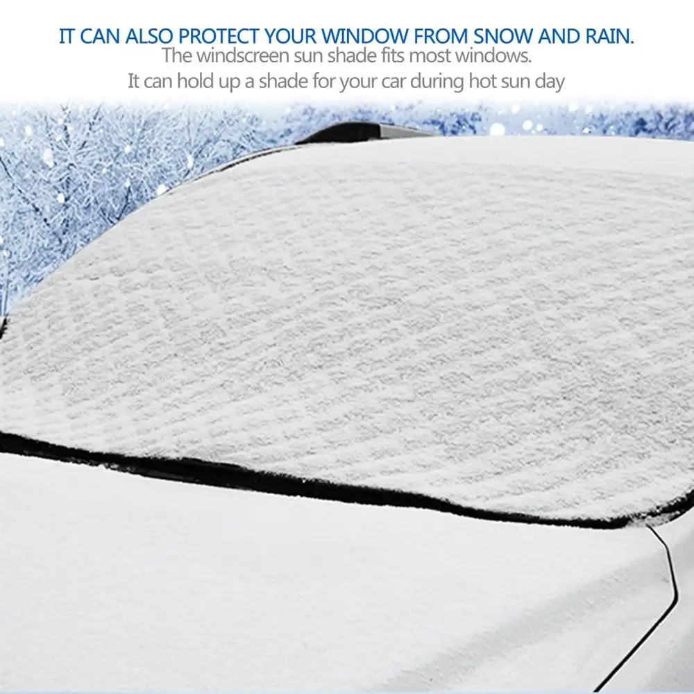 

Car Covers Car Windscreen Cover Anti Snow Frost Ice Windshield Dust Protector Heat Sun Shade Ice Large Snow Dust Protector