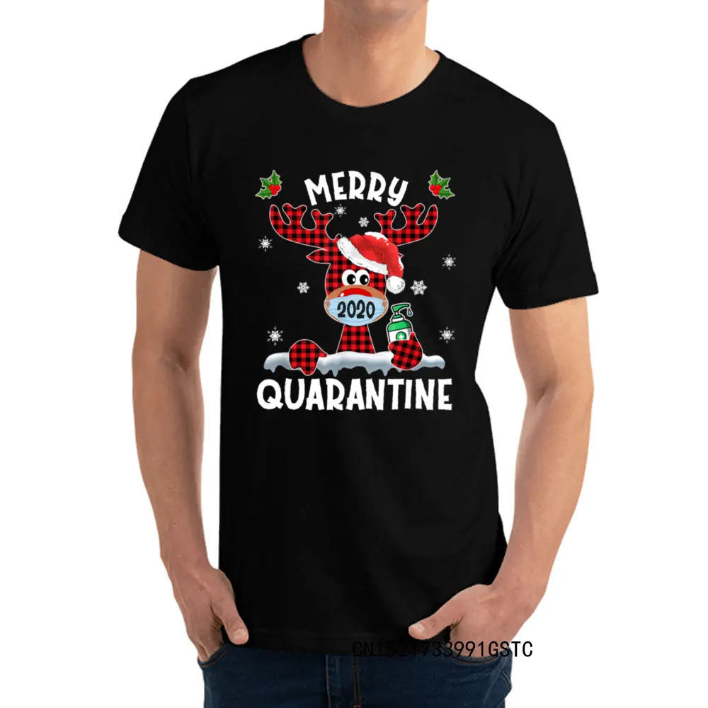 

Merry Quarantine Christmas Family Pajamas Summer ostern Day All Cotton Crew Neck Adult Tops & Tees T-Shirt Fashion Top T-shirts