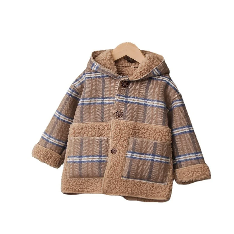 

New Winter Children Outerwear Baby Girl Clothes Boy Fashion Thick Hooded Coat Toddler Casual Costume Infant Clothing Kids Jacket