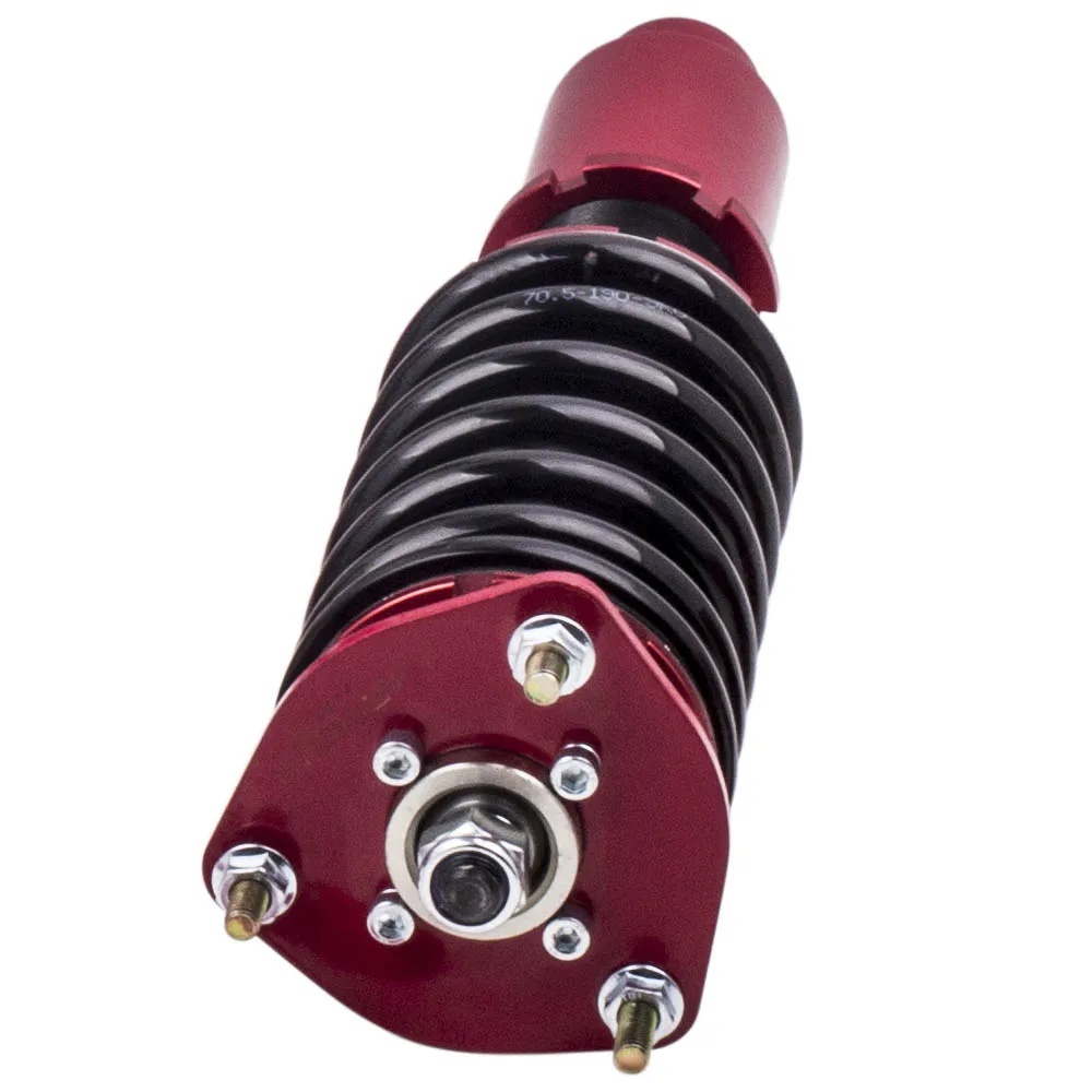 Комплект амортизаторов подвески Coilover для Mazda 6 2003 2007 красный с регулируемой
